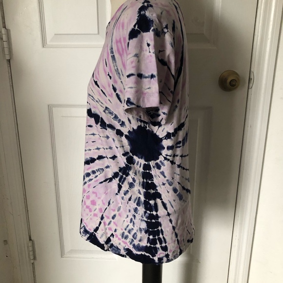 Monrow Bamboo Burst Tie Dye Tee - Picture 5 of 8